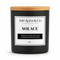 ISLE AURA AND CO SOY WAX HAND-MADE CANDLE- SOLACE. Hand-made scented candles for relaxation and ambiance Trinidad and Tobago Isle Aura & Co