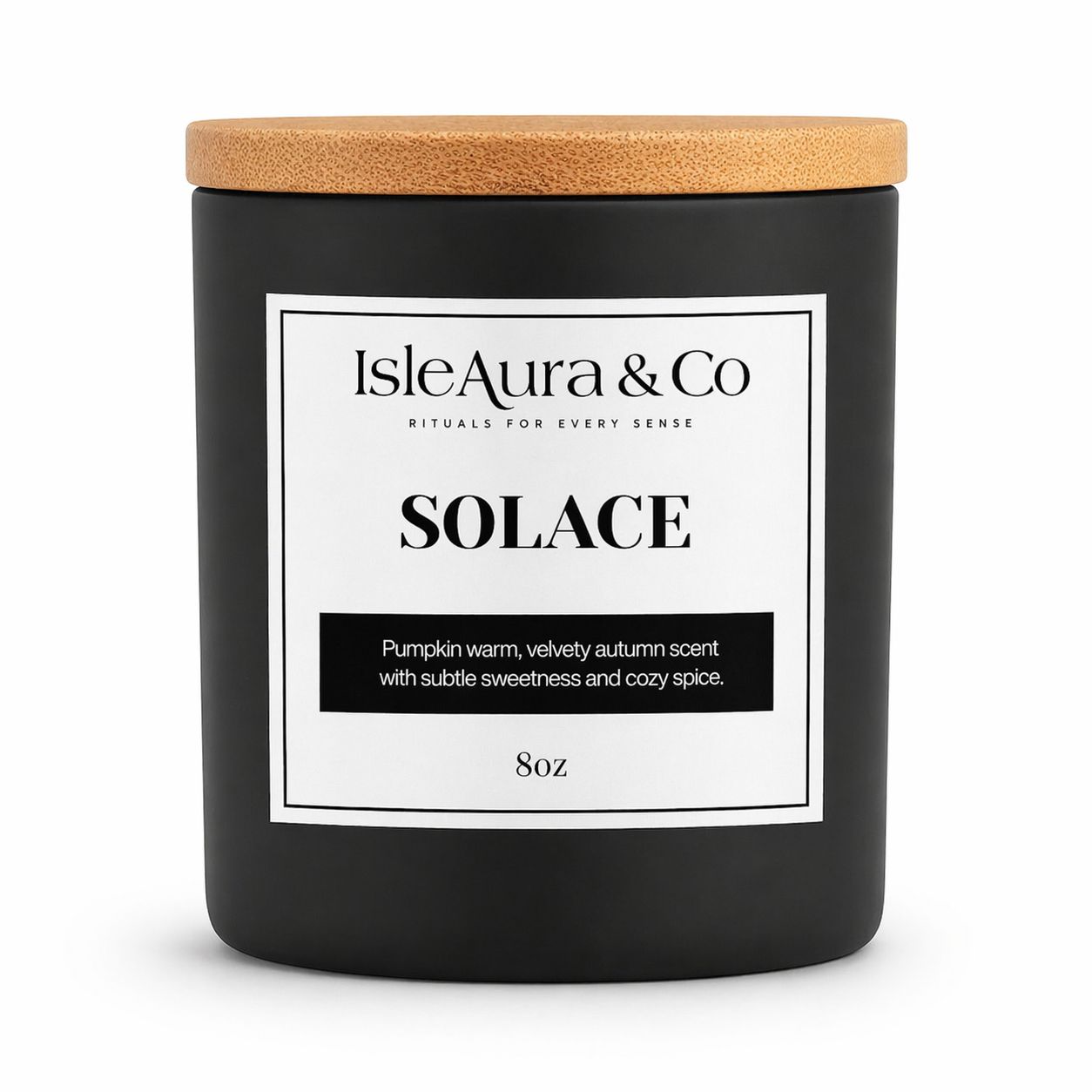 ISLE AURA AND CO SOY WAX HAND-MADE CANDLE- SOLACE. Hand-made scented candles for relaxation and ambiance Trinidad and Tobago Isle Aura & Co